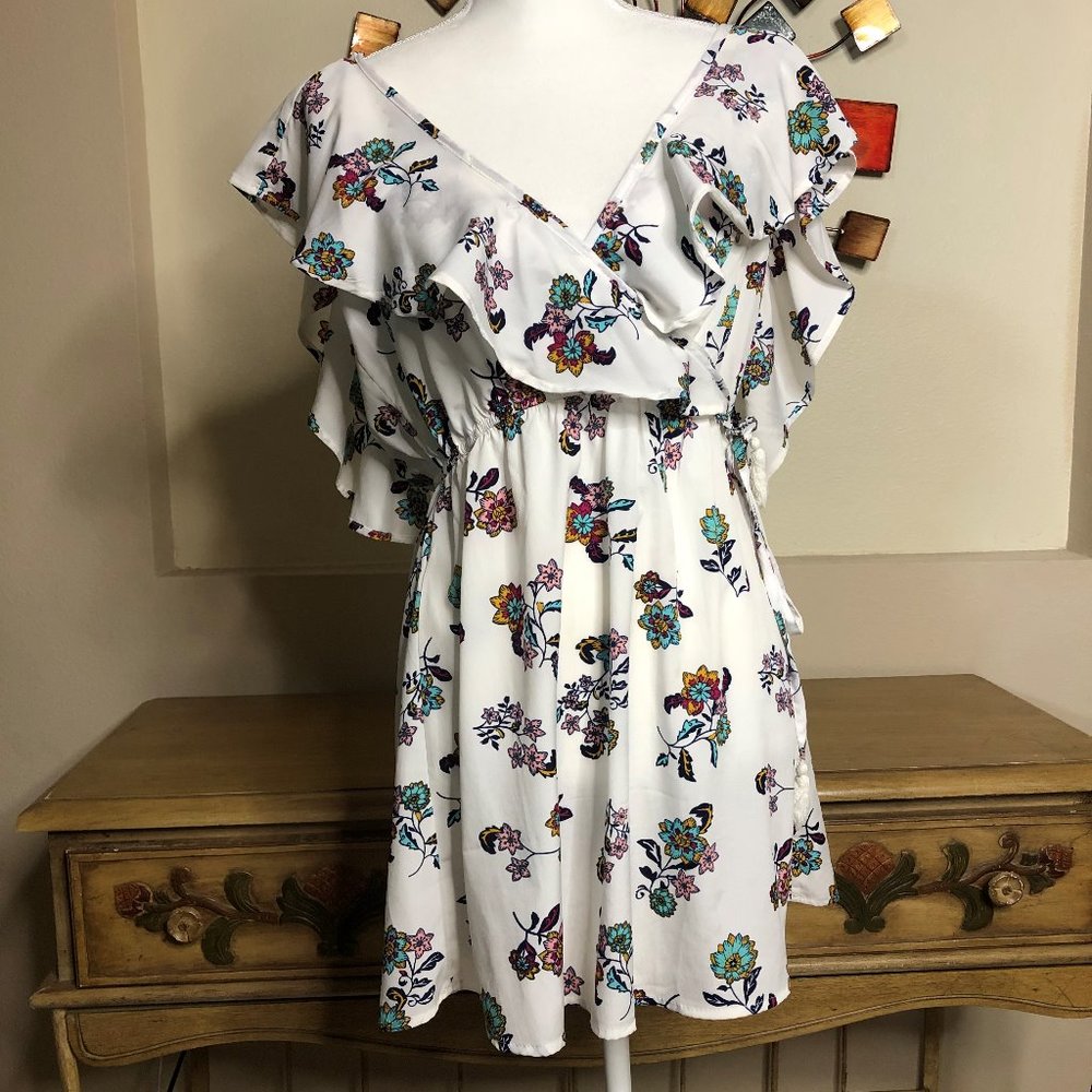 white off the shoulder dress